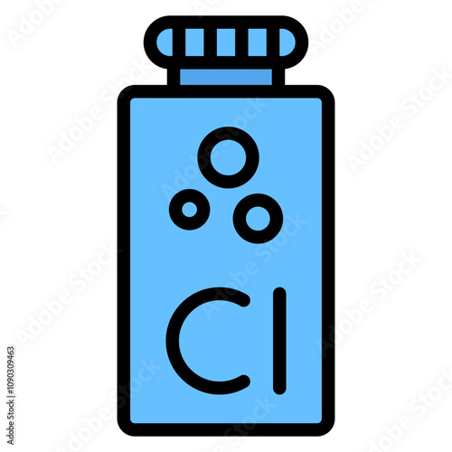Bleach icon vector image. Can be used for Laundry.