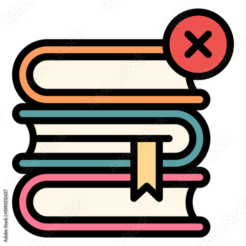 No Education icon vector image. Can be used for Homeless.