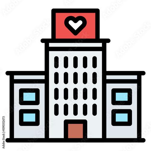 Orphanage icon vector image. Can be used for Homeless.
