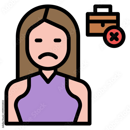 Unemployed icon vector image. Can be used for Homeless.