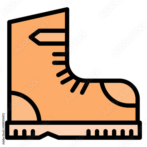 Snow Shoes icon vector image. Can be used for Ski Resort.