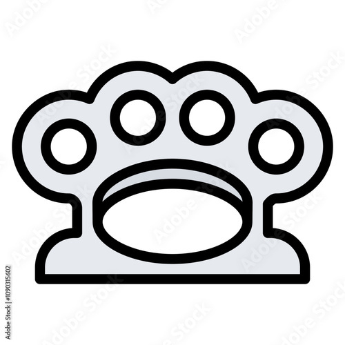 Knuckle icon vector image. Can be used for Shooting.