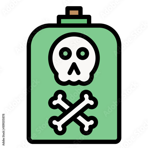Poison icon vector image. Can be used for Shooting.