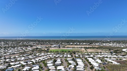 Konstfotografi Aerial photo of Bushland Beach Townsville Queensland Australia