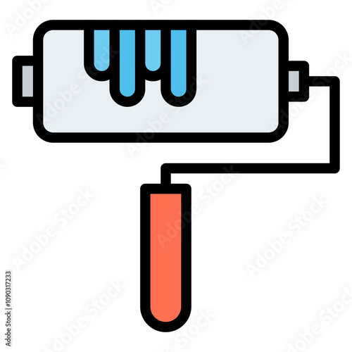 Roller icon vector image. Can be used for Veterinary.