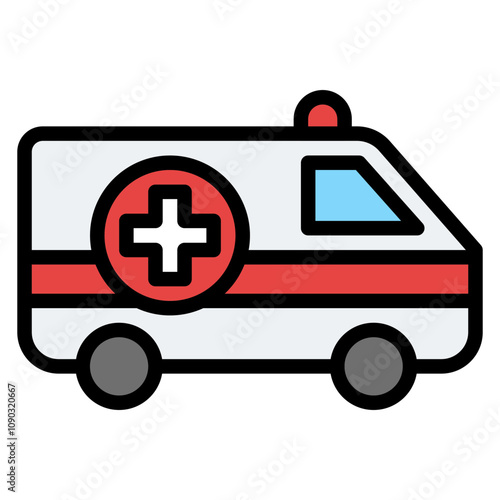 Emergency Road Service icon vector image. Can be used for Public Services.