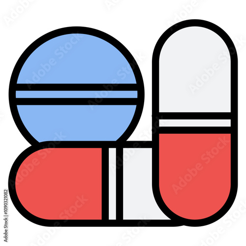 Amphetamines icon vector image. Can be used for Addiction.