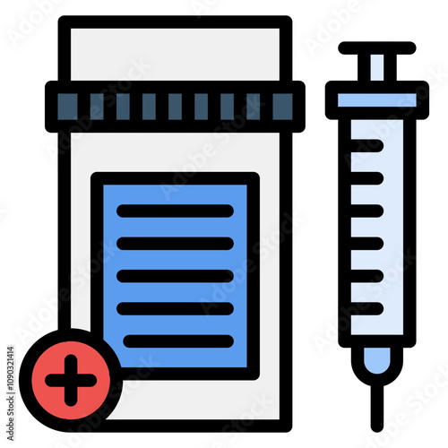 Opioids icon vector image. Can be used for Addiction.