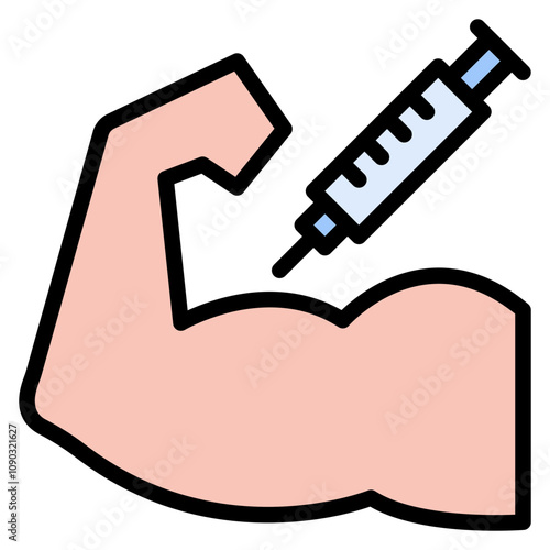 Steroids icon vector image. Can be used for Addiction.