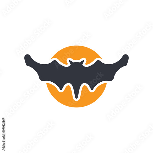 Bat Logo Template Icon