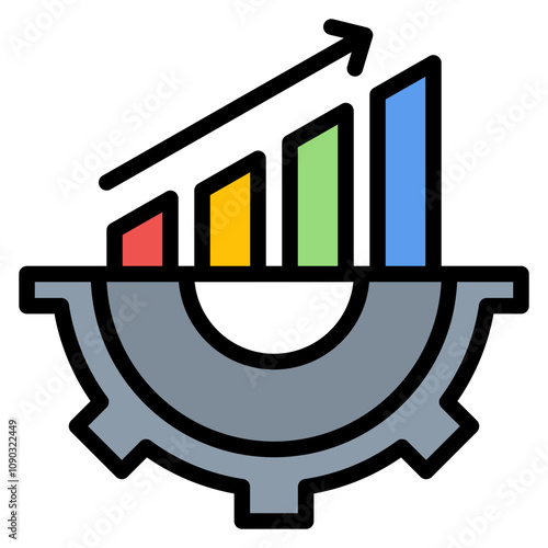 Accelerator Program icon vector image. Can be used for Coworking Space.