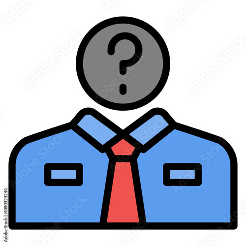 Anonymisation icon vector image. Can be used for Compliance And Regulation.