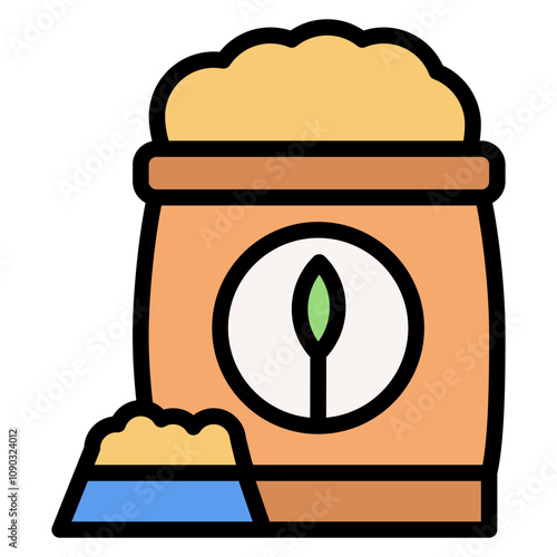 Animal Feed icon vector image. Can be used for Agriculture.