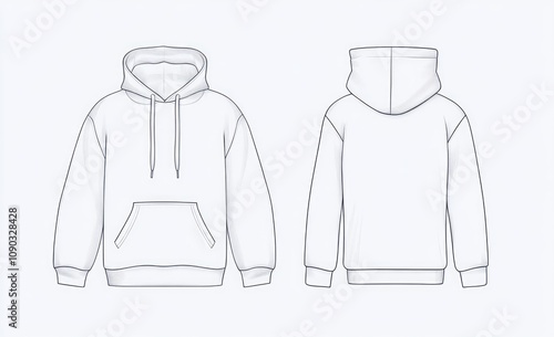 Simple Hoodie Design Template