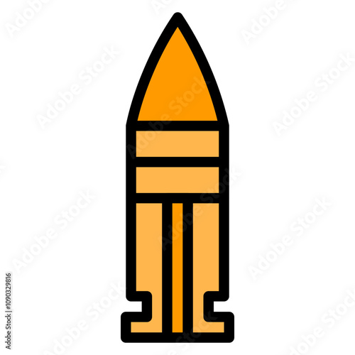 Bullet icon vector image. Can be used for Crime Investigation.