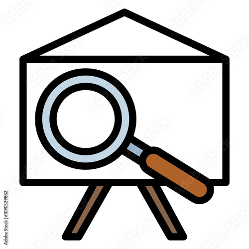 Canvasing icon vector image. Can be used for Crime Investigation.