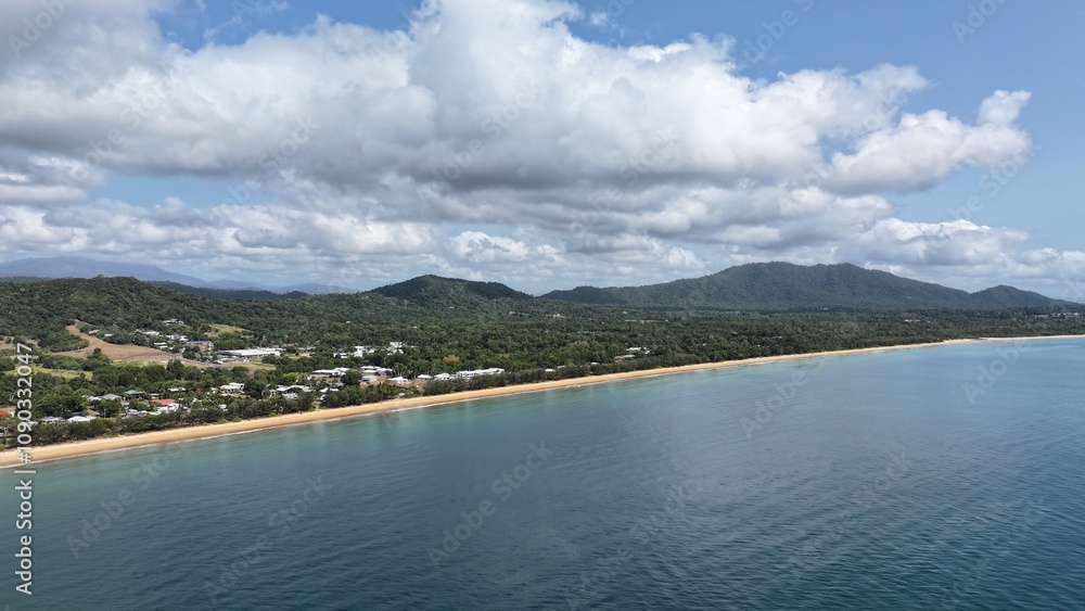 Aerial photo of Wongaling Beach Queensland Australia Aerial photo of Wongaling Beach Queensland Australia