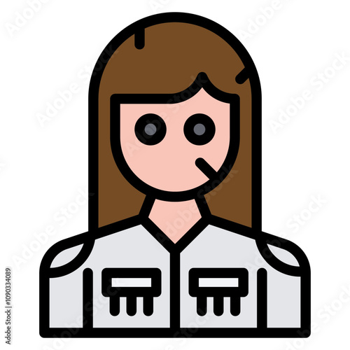 Robot Combat icon vector image. Can be used for Robotics.