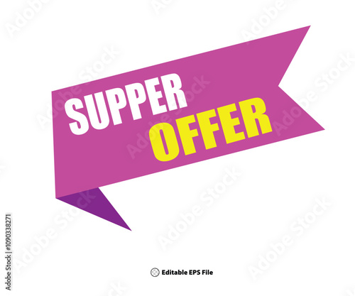 Web supper offer Special offer symbol
