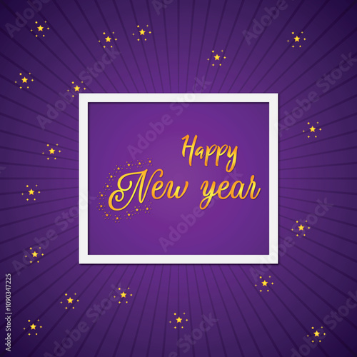 Happy new year banner design