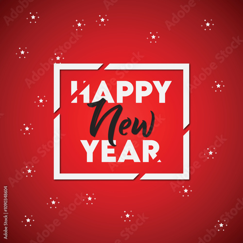Happy new year banner design