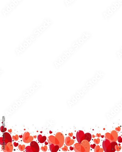 Background with hearts for decoration for all lovers day. 