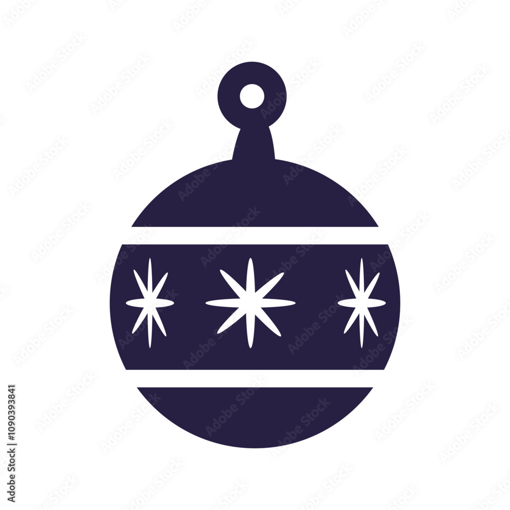 Fototapeta premium vector Christmas icons of black color