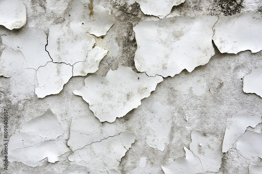 Naklejka premium White wall concrete texture background