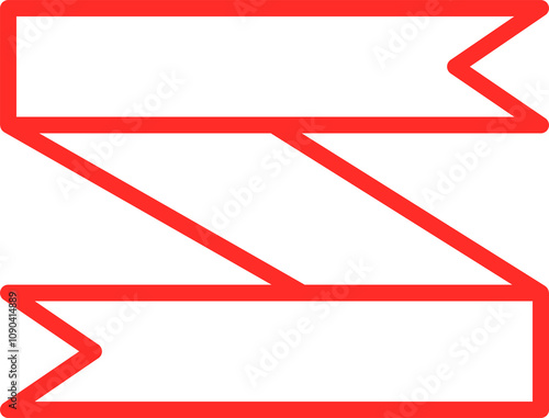 Red Ribbon Banner Line Art Free Download Red Ribbon Banner Line Art - GFXLoad