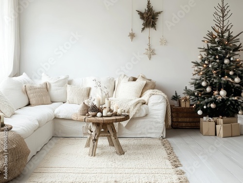 Cozy Scandinavian Living Ro...