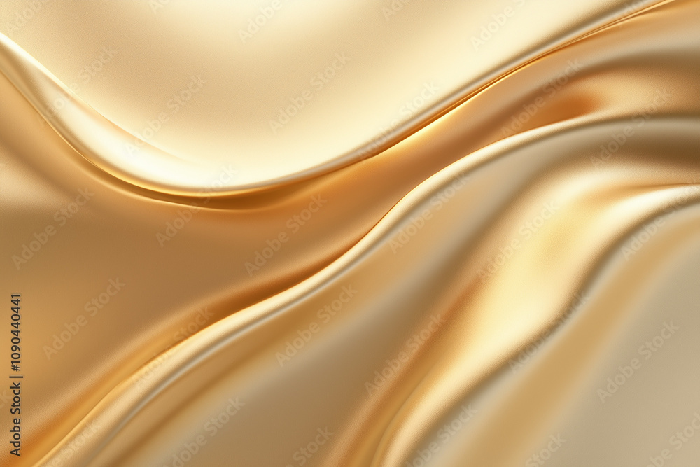 Obraz premium Abstract luxury gold gradient studio wall background