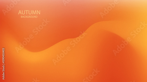 Abstract Gradient Orange Background. Beautiful Autumn Template. Grainy Texture. Perfect for autumn or fall. thanksgiving. designs.