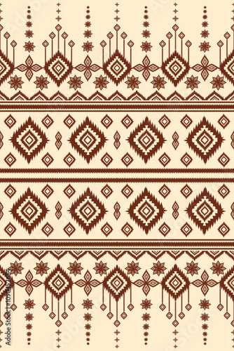 Wallpaper Mural Vintage Geometric Abstract ethnic pattern art. Torontodigital.ca