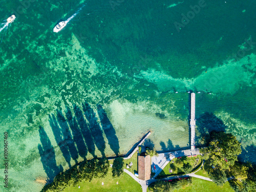 Lake Lucerne Aerial View photo