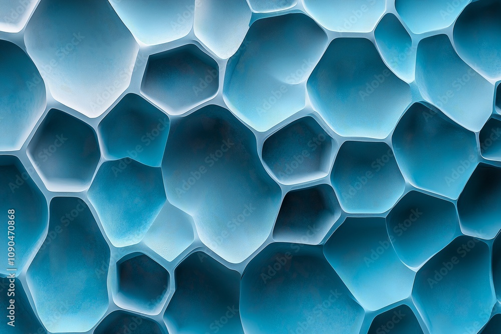 Fototapeta premium Geometric abstract backdrop with hexagonal shapes