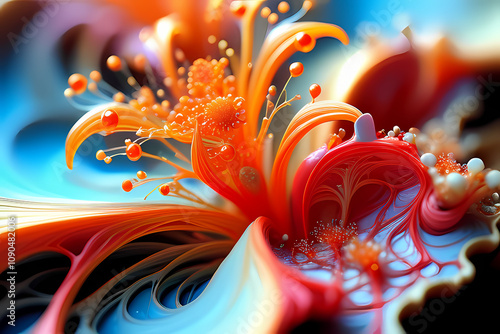 abstract fractal background