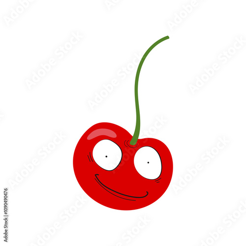 Cherry. Emotions. Stickers. Memes. A doomed, forced smile