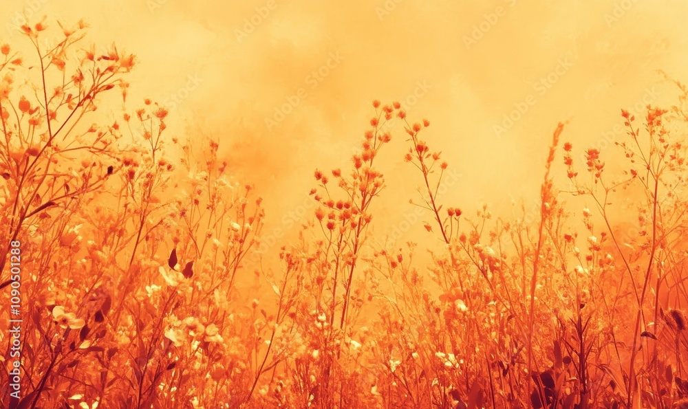 Orange gentle blend with grainy noise, surreal summer, Generative AI Orange gentle blend with grainy noise, surreal summer, Generative AI