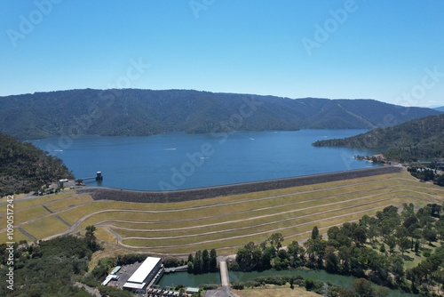 Aerial photo of Lake Eildon Victoria Australia photo