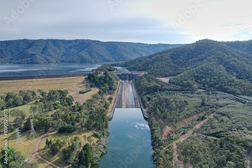 Aerial photo of Lake Eildon Victoria Australia photo