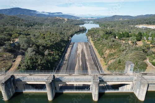 Aerial photo of Lake Eildon Victoria Australia photo