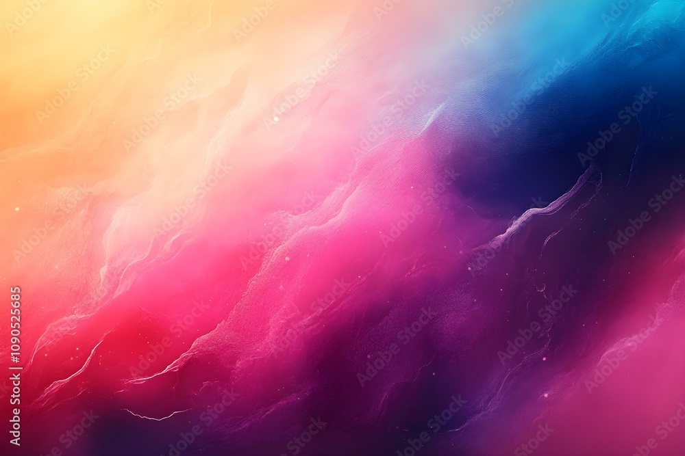 Fototapeta premium Vibrant Abstract Gradient Background with Grainy Texture