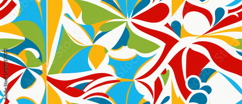 seamless pattern with flowers