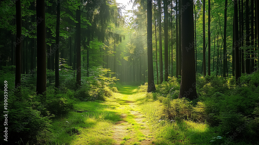 Obraz premium path in the forest