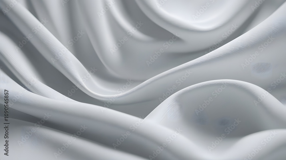 Obraz premium Abstract Luxury White Fabric Texture Background 