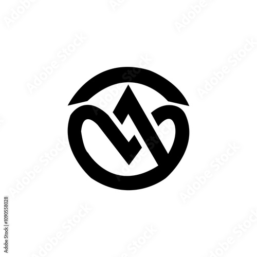 Initial AO Logo Design Vector