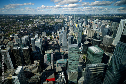 Toronto - Looking north from CN Tower