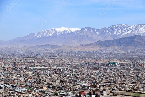 Kabul City Arial View