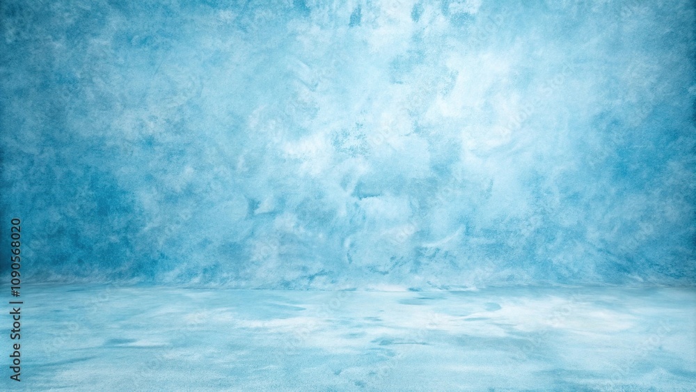 Obraz premium Abstract soft blue background with subtle gradient and gentle texture, abstract background, aesthetic backdrop, silky smooth, gentle haze