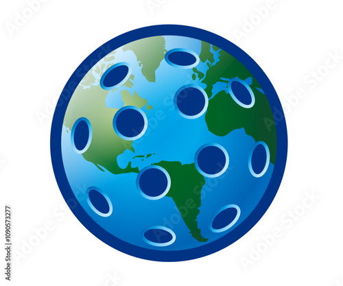 Pickleball ball world 1